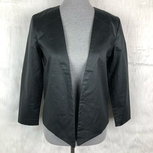 NWT Kate Spade Black Behind the Seams Open Blazer